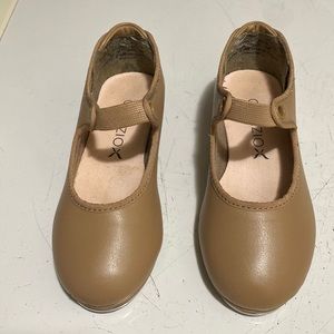 Capezio  tan tap toddler girl shoes size 10M
